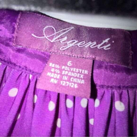 Argenti Floral Print Embellished Short Sleeve Baby Doll A-Line Dress - Picture 8 of 11